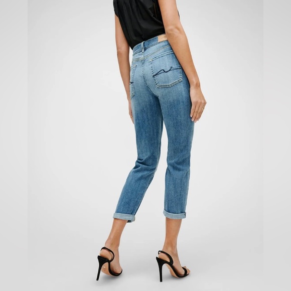 NWT 7 For All Mankind Josefina Boyfriend Jean - Picture 6 of 10